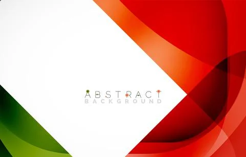 Minimal background. Abstract square shape with round corners created with wavy Illustrazione stock