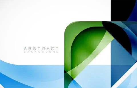 Minimal background. Abstract square shape with round corners created with wavy イラスト素材