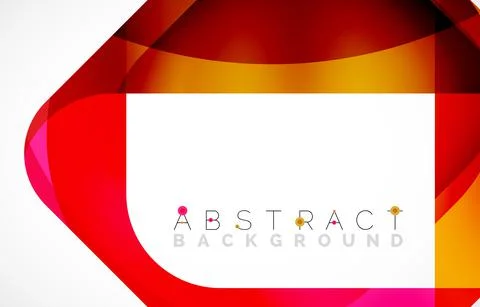 Minimal background. Abstract square shape with round corners created with wavy イラスト素材