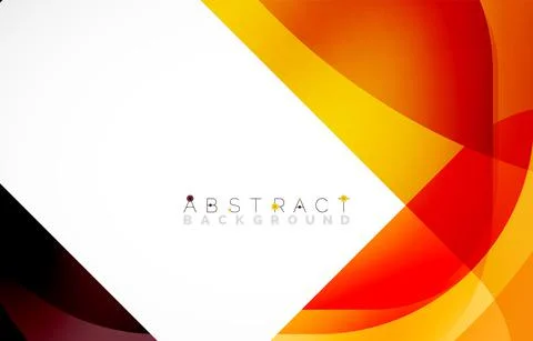 Minimal background. Abstract square shape with round corners created with wavy Stock Illustration