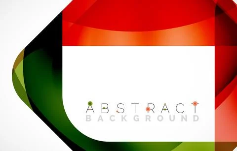 Minimal background. Abstract square shape with round corners created with wavy イラスト素材