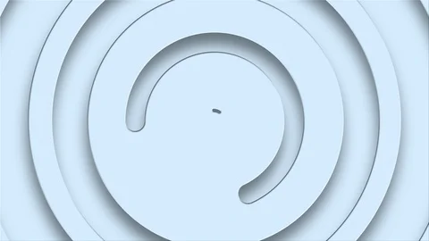 Minimal Background With Circles Animated On The Surface Stock Footage 127220436