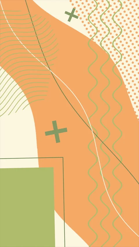 Minimal background with geometric shapes on a seamless loop Stock Footage 310339643