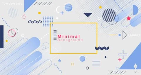 Minimal background A Illustrazione stock