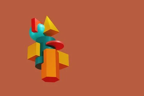Minimal background, product showcase mockup, abstract background with geometry Illustrazione stock
