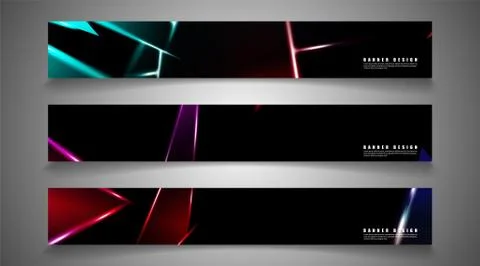 Minimal banner design. Triangular shape vector design background. print templ Stock Illustration