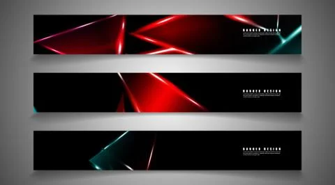 Minimal banner design. Triangular shape vector design background. print templ Stock Illustration