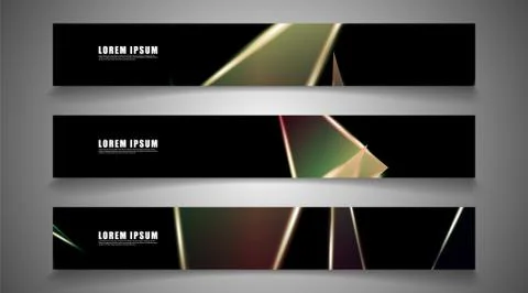 Minimal banner design. Triangular shape vector design background. print templ Stock Illustration