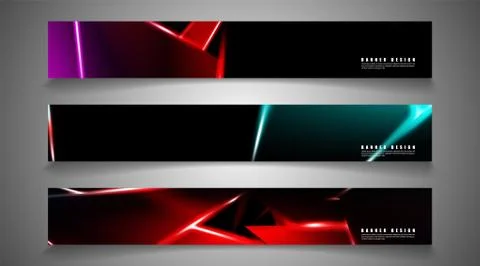 Minimal banner design. Triangular shape vector design background. print templ Stock Illustration