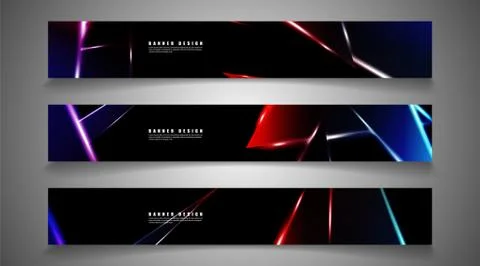 Minimal banner design. Triangular shape vector design background. print templ Stock Illustration