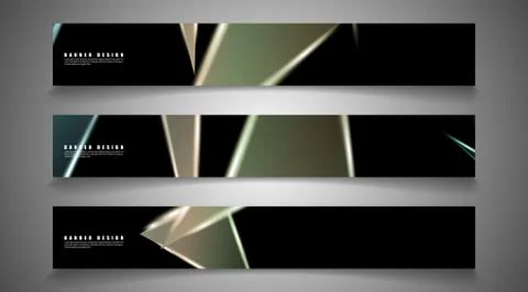 Minimal banner design. Triangular shape vector design background. print templ Stock Illustration