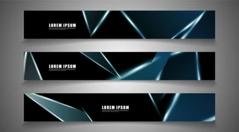 Minimal banner design. Triangular shape vector design background. print templ Illustrazione stock