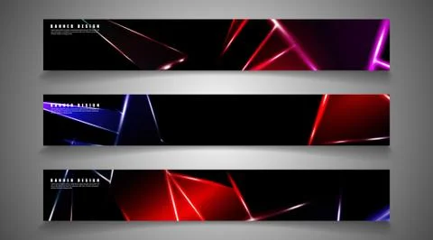 Minimal banner design. Triangular shape vector design background. print templ Illustrazione stock