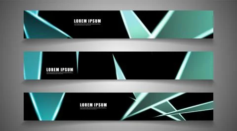 Minimal banner design. Triangular shape vector design background. print templ Stock Illustration