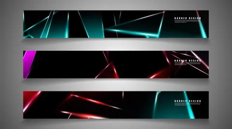 Minimal banner design. Triangular shape vector design background. print templ Stock Illustration