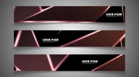 Minimal banner design. Triangular shape vector design background. print templ Stock Illustration