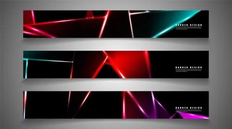 Minimal banner design. Triangular shape vector design background. print templ Stock Illustration