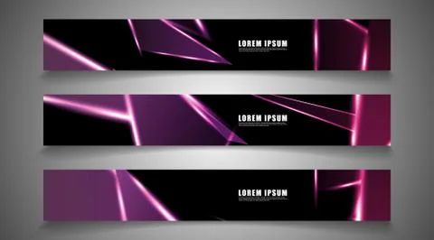 Minimal banner design. Triangular shape vector design background. print templ Stock Illustration