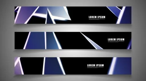 Minimal banner design. Triangular shape vector design background. print templ Stock Illustration