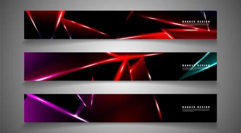 Minimal banner design. Triangular shape vector design background. print templ Stock Illustration