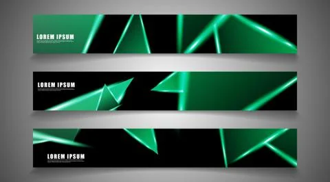 Minimal banner design. Triangular shape vector design background. print templ Stock Illustration