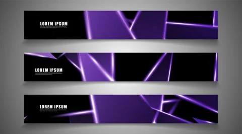 Minimal banner design. Triangular shape vector design background. print templ Illustrazione stock