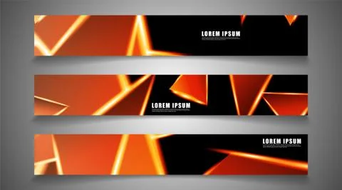 Minimal banner design. Triangular shape vector design background. print templ Stock Illustration