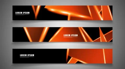 Minimal banner design. Triangular shape vector design background. print templ Illustrazione stock