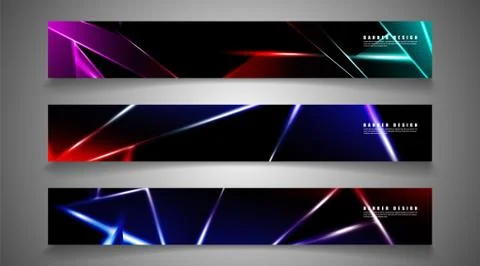 Minimal banner design. Triangular shape vector design background. print templ Stock Illustration