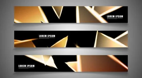 Minimal banner design. Triangular shape vector design background. print templ Illustrazione stock