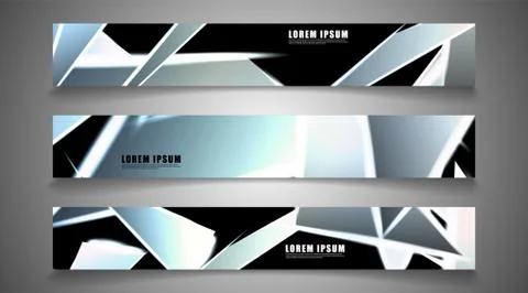 Minimal banner design. Triangular shape vector design background. print templ Stock Illustration