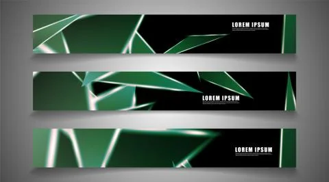 Minimal banner design. Triangular shape vector design background. print templ Stock Illustration