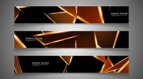 Minimal banner design. Triangular shape vector design background. print templ Illustrazione stock