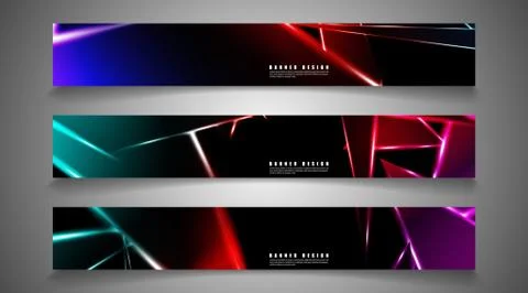 Minimal banner design. Triangular shape vector design background. print templ Stock Illustration