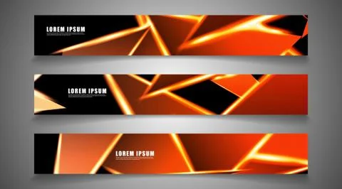 Minimal banner design. Triangular shape vector design background. print templ Stock Illustration