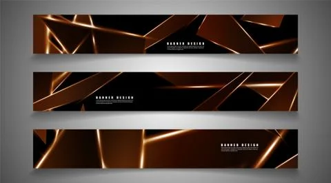 Minimal banner design. Triangular shape vector design background. print templ Stock Illustration