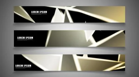 Minimal banner design. Triangular shape vector design background. print templ Stock Illustration