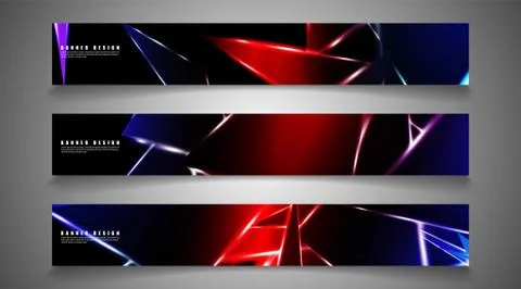 Minimal banner design. Triangular shape vector design background. print templ Stock Illustration