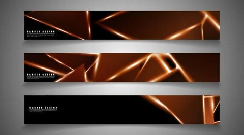 Minimal banner design. Triangular shape vector design background. print templ Stock Illustration