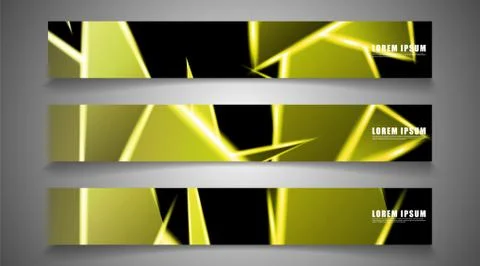 Minimal banner design. Triangular shape vector design background. print templ Stock Illustration