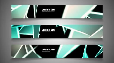 Minimal banner design. Triangular shape vector design background. print templ Illustrazione stock