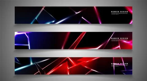 Minimal banner design. Triangular shape vector design background. print templ Stock Illustration