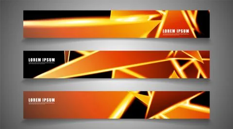 Minimal banner design. Triangular shape vector design background. print templ Illustrazione stock