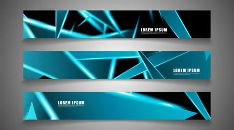 Minimal banner design. Triangular shape vector design background. print templ Illustrazione stock