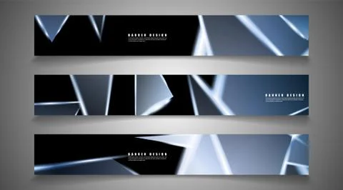 Minimal banner design. Triangular shape vector design background. print templ Illustrazione stock