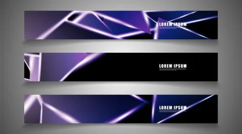 Minimal banner design. Triangular shape vector design background. print templ Stock Illustration