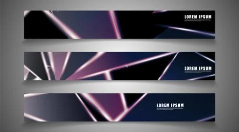 Minimal banner design. Triangular shape vector design background. print templ Stock Illustration