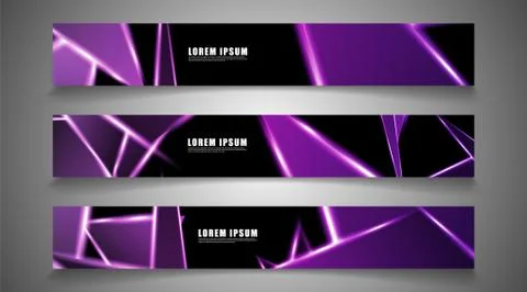 Minimal banner design. Triangular shape vector design background. print templ Illustrazione stock