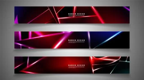 Minimal banner design. Triangular shape vector design background. print templ Stock Illustration