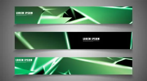 Minimal banner design. Triangular shape vector design background. print templ Illustrazione stock